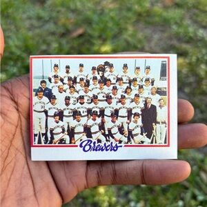 Brewers Team Photo Card